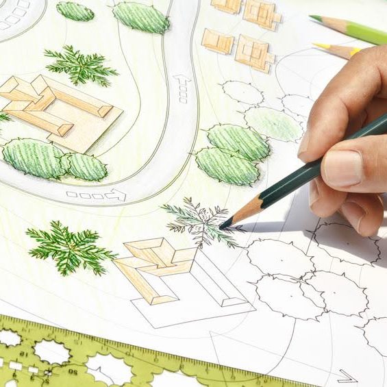 Landscape Architect Designing on site analysis plan Landscape Architect Designing on site analysis plan